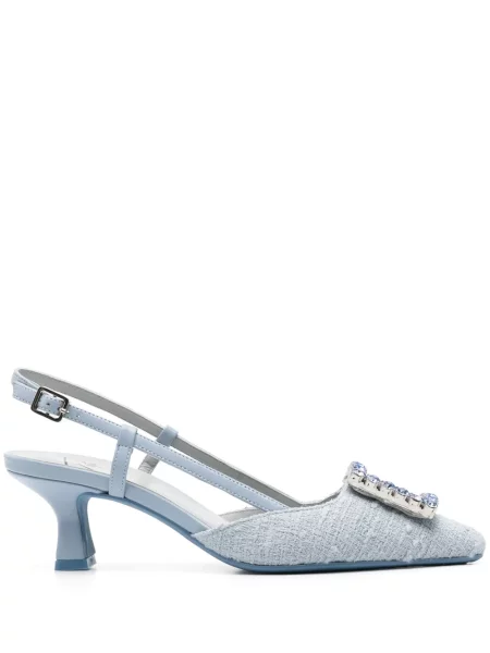 Pantofi cu toc Roberto Festa slingback albastru