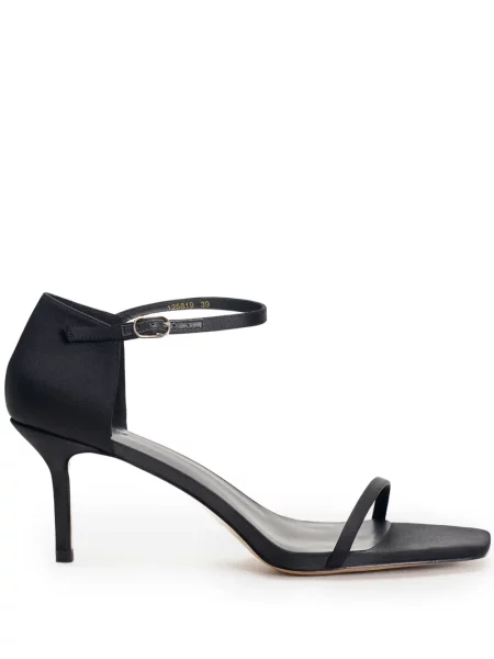 Satynowe sandały 12 Storeez czarne