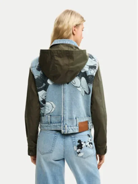 Desigual Farmer kabát Kiss Mic Kék fehér