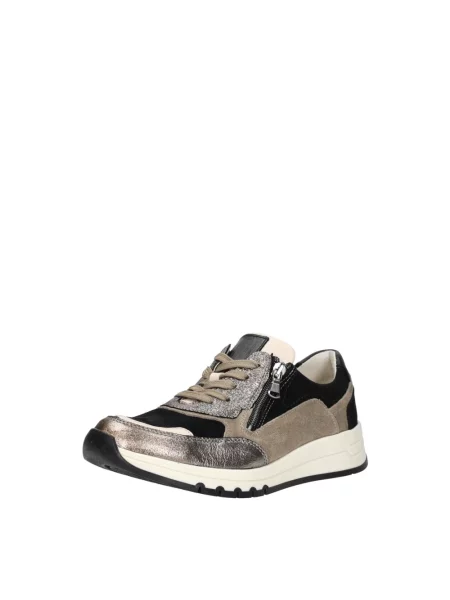 Sneakersy Waldläufer skórzane czarne