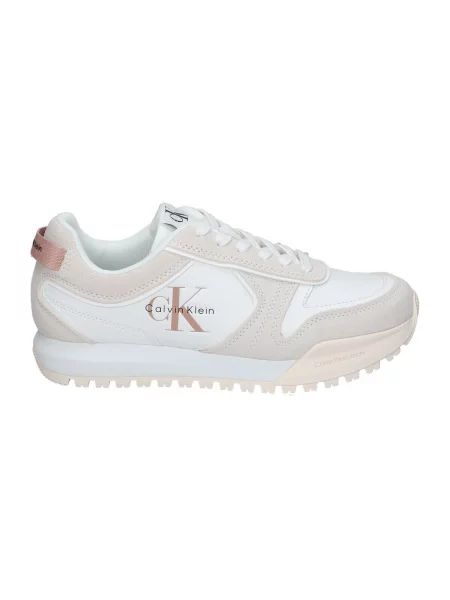 Calvin Klein Jeans Nízke tenisky TOOTHY RUNNER ružová / staroružová / biela béžová