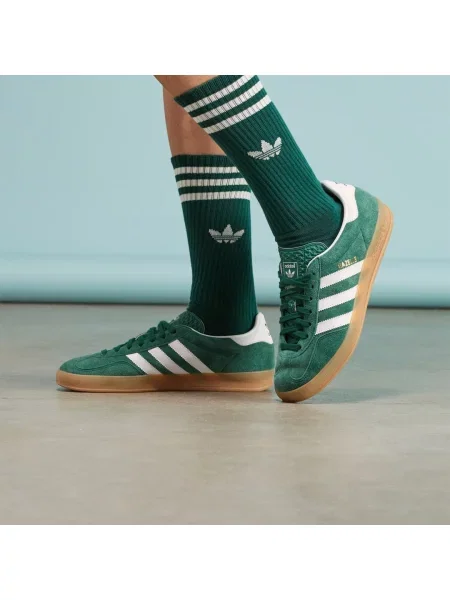 Trampki adidas Gazelle Indoor Collgreen/ Ftw White/ EUR 36 białe