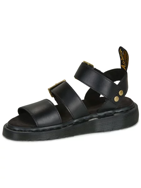 Sandály Dr. Martens na ramínka černé