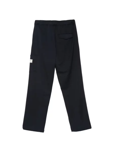Pantaloni cargo Flâneur cu autograf negru