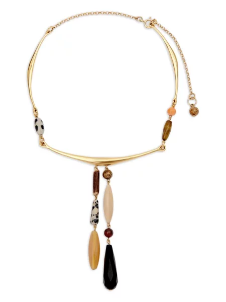 Colier Isabel Marant cu mărgele auriu