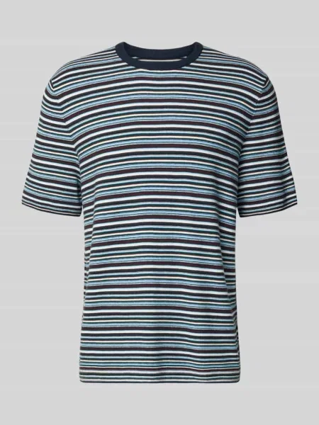 T-shirt z okrągłym dekoltem Mcneal granatowa