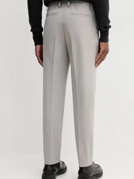 Kalhoty Calvin Klein šedá
