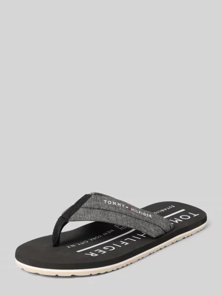 Japonki męskieTommy Hilfiger Chambray Beach Sandal black czarne