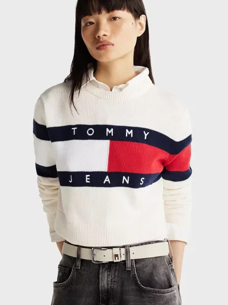 Светр Tommy Jeans білий
