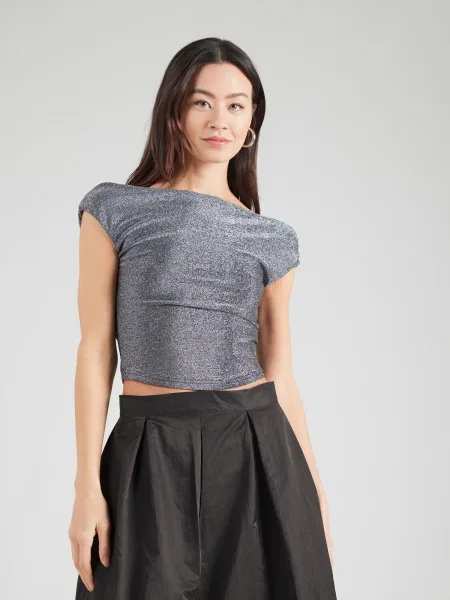 ABOUT YOU Tricou Nova / argintiu negru