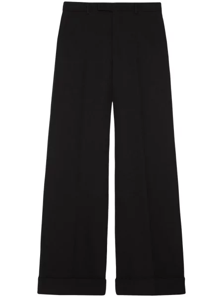 Pantaloni Gucci de lână negru