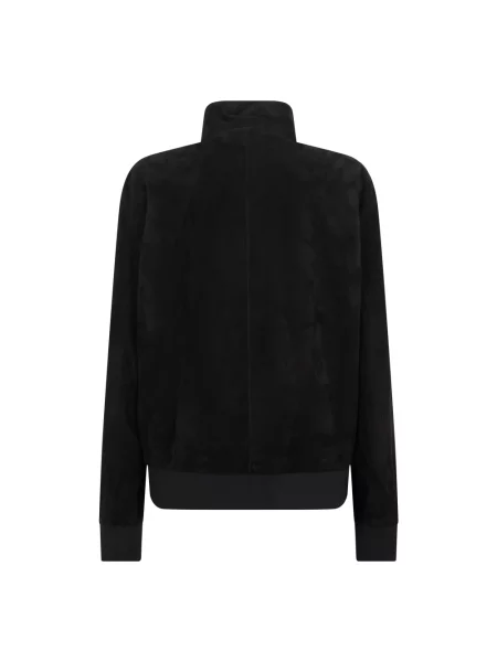 Lekki kurtka bomber Gucci zamszowy czarny
