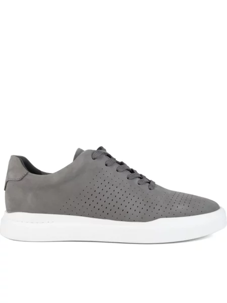 Sneakersy Sergio Moretti skórzane szare