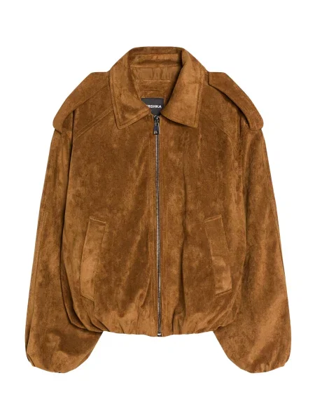 Bershka Prehodna jakna konjak