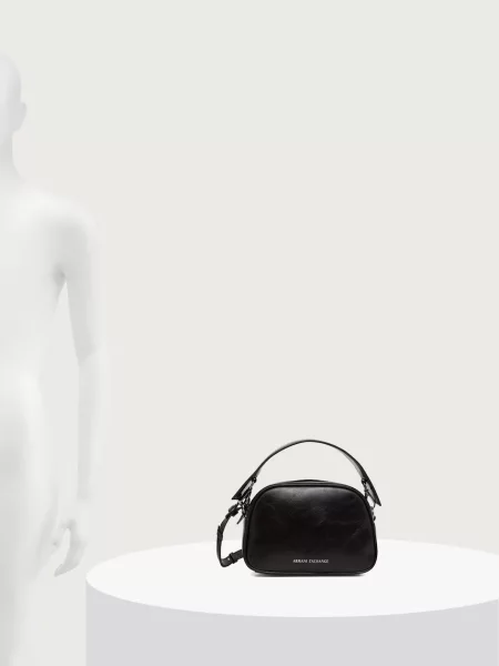 Кожаная сумка через плечо Armani Exchange
