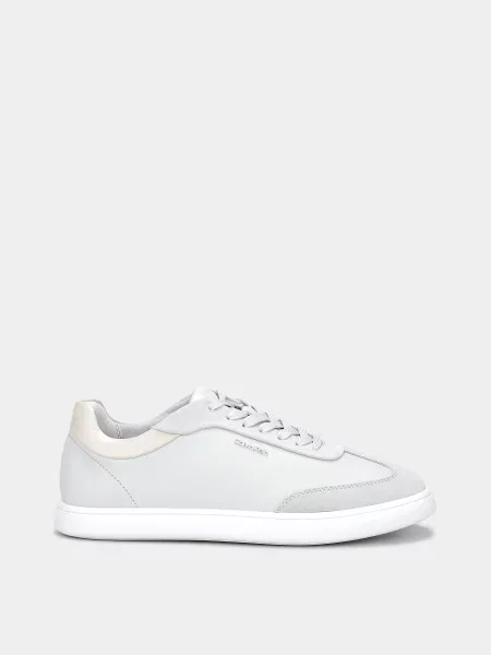 Кожаные кеды Calvin Klein белые