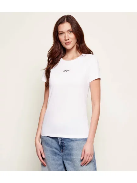 BOSS ORANGE Tricou C_Elove_embro alb
