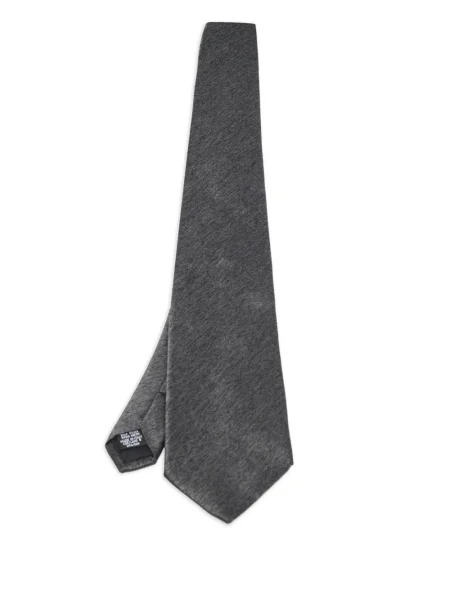 Cravată Boss de mătase gri