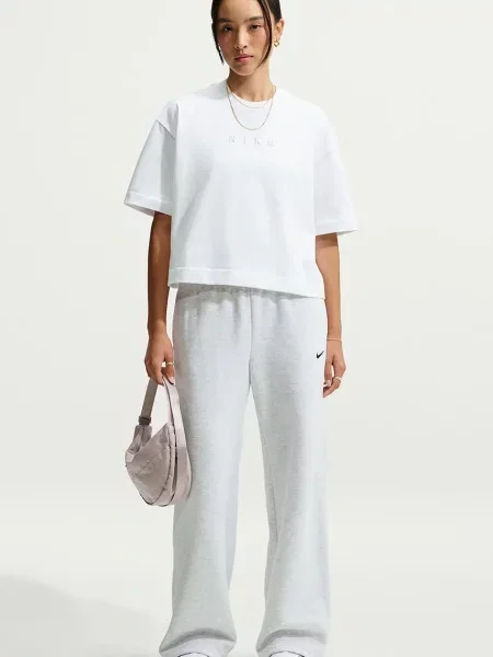 Nike Sportswear oversize majica kratkih rukava za žene od pamuka bijela