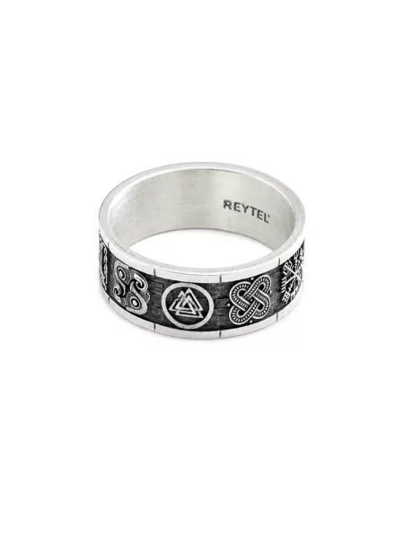 REYTEL Inele NORDIC LEGACY argintiu