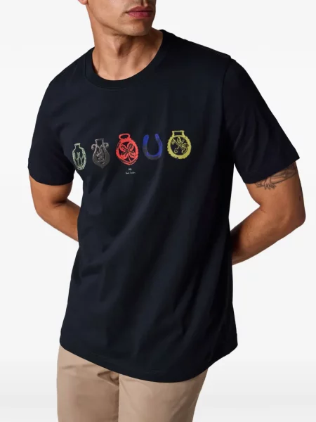 Grafic tricou Ps Paul Smith albastru