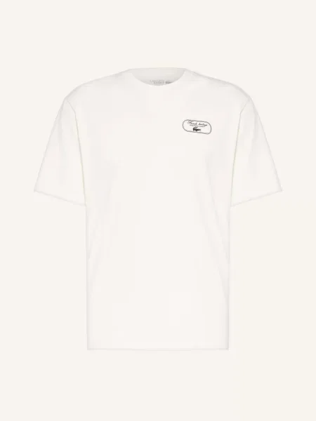 Lacoste Tričko / černá bílá