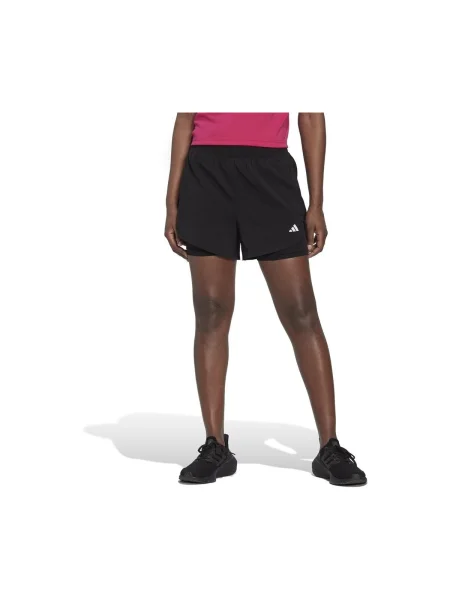 ADIDAS PERFORMANCE Športové nohavice / biela čierna