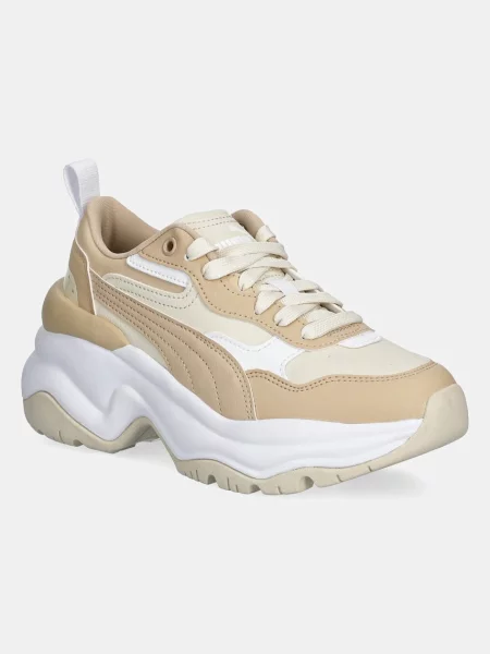 Puma Сникърси Cilia Wedge 12 Екрю бежово