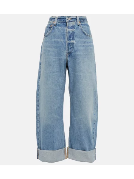 Široke kavbojke Citizens Of Humanity modra