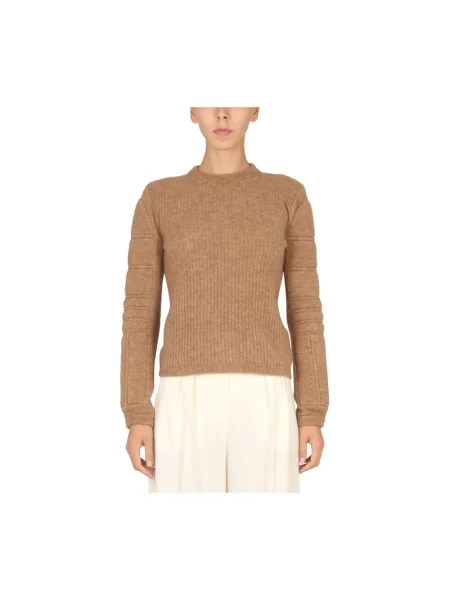 Moherowy sweter Max Mara beżowy