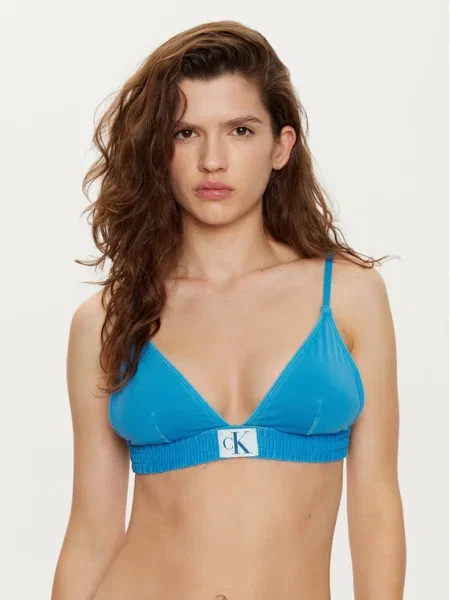 Calvin Klein Swimwear Bikini felső kék