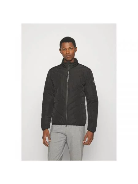 Emporio Armani Vatovaná bunda černá