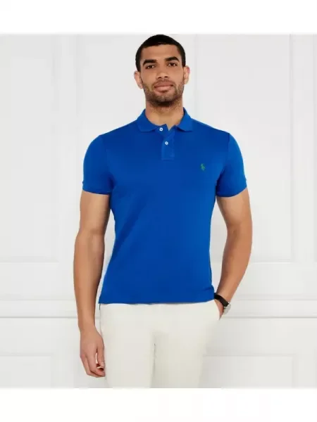 POLO RALPH LAUREN Tenisz póló | Custom slim fit kék