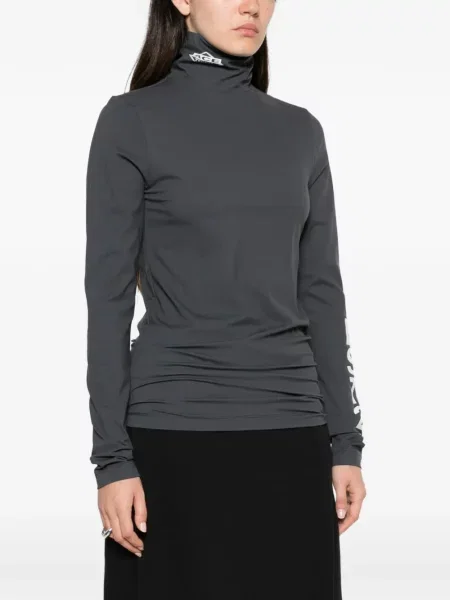 Tricou Lacoste cu imagine gri