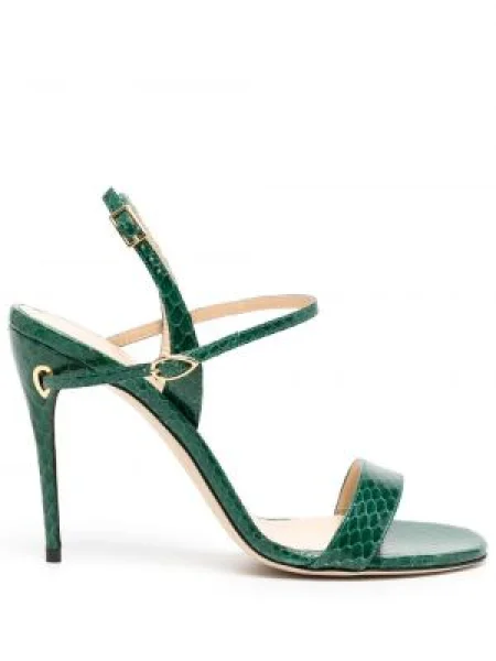 Sandale Jennifer Chamandi din piele verde