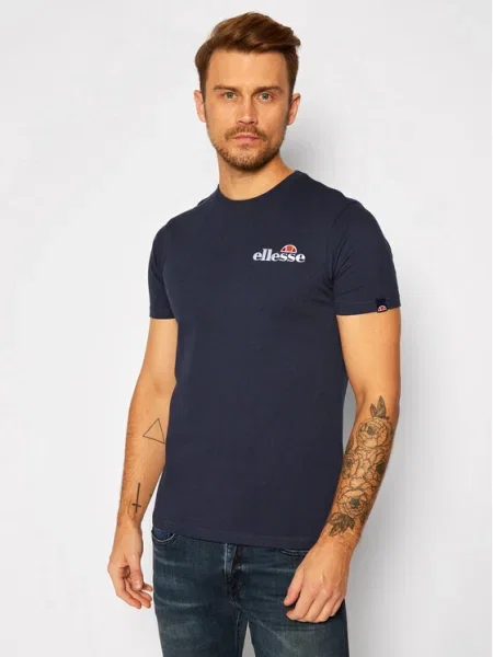 Ellesse Póló Voodoo Sötétkék Regular Fit fehér