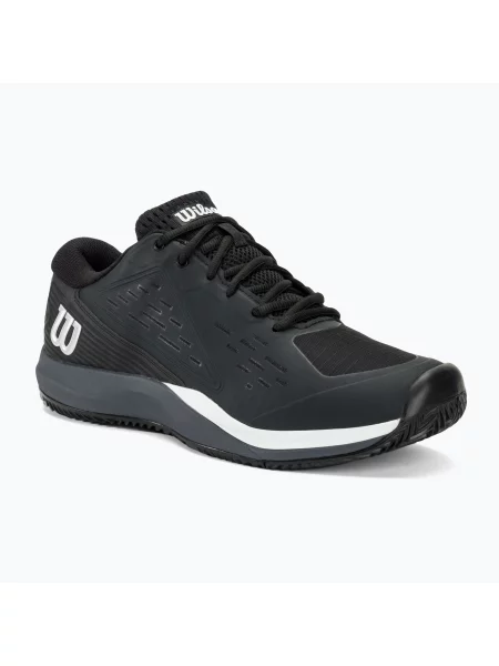 Мъжки обувки за тенис Wilson Rush Pro Ace Clay black/ombre blue/white бяло