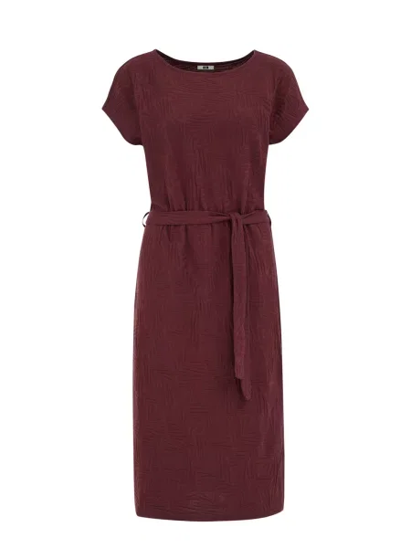 WE Fashion Rochie roşu închis