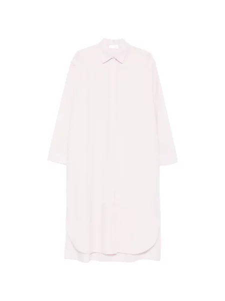 Gulerat rochie midi Roberto Collina până la genunchi de costum roz