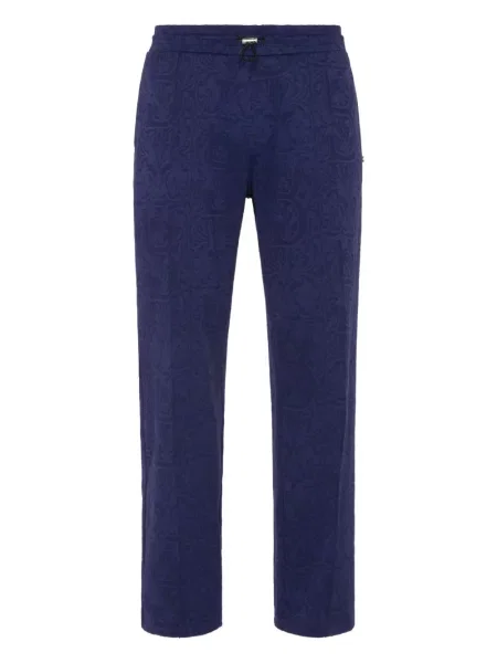Žakárové kalhoty Billionaire modré