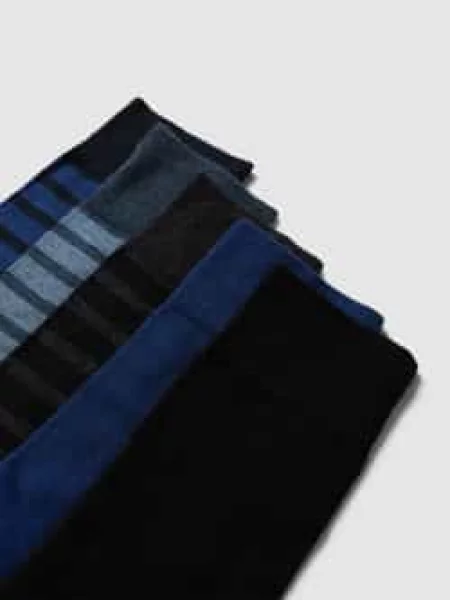 Falke Skarpety Happy Box W Pudełku Prezentowym 5 Par grau niebieskie