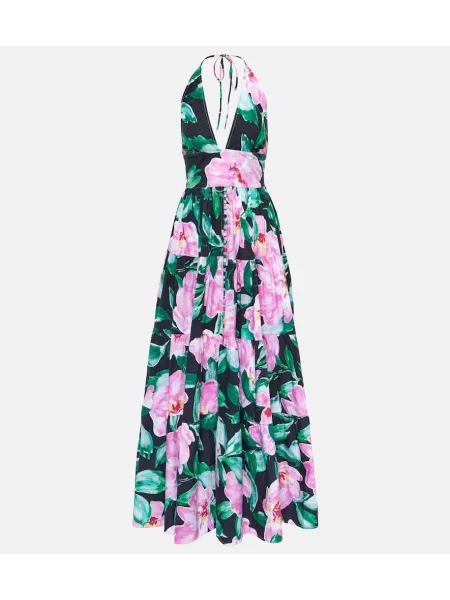 Maksi sukienka maxi Alexandra Miro w kwiatki garniturowa