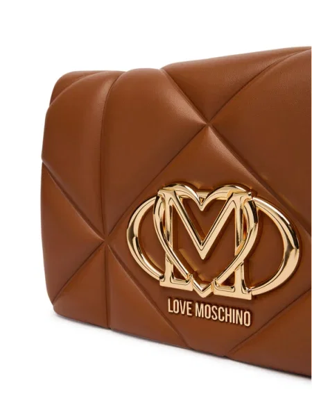 LOVE MOSCHINO Ročna torba rjava