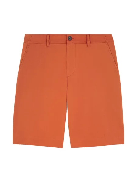 Bermudy Maison Kitsune pomarańczowe