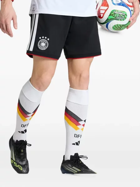 Pantaloni scurți Adidas cu autograf albastru