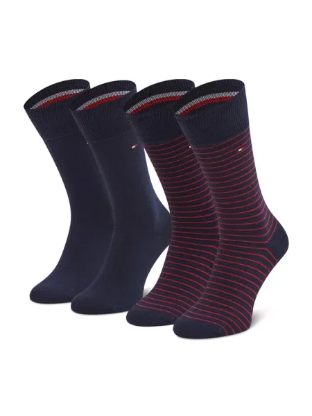 Skarpety w zestawie 2 szt. Tommy Hilfiger granatowe