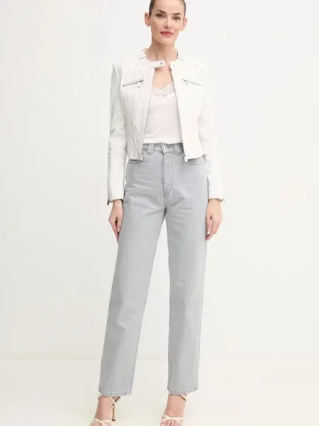 Top Morgan bez ramiączek biały