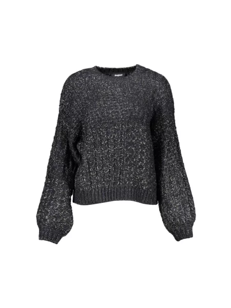 Sweter Desigual czarny