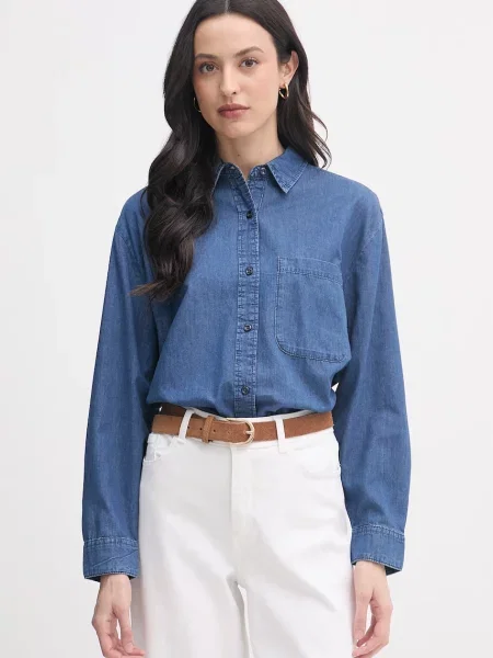 United Colors of Benetton cămașă pentru femei din albastru