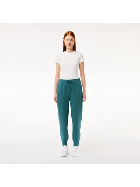 Lacoste Spodnie Dresowe Dwuwarstwowe Lacoste zielone